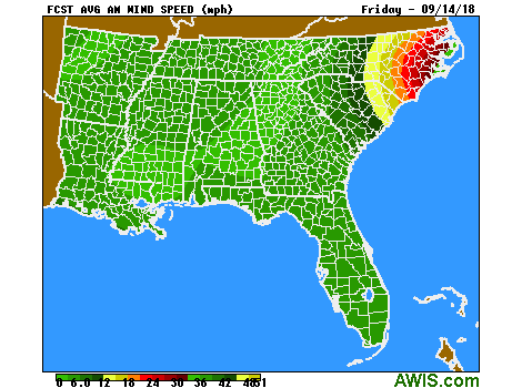 Image of wind strength chart